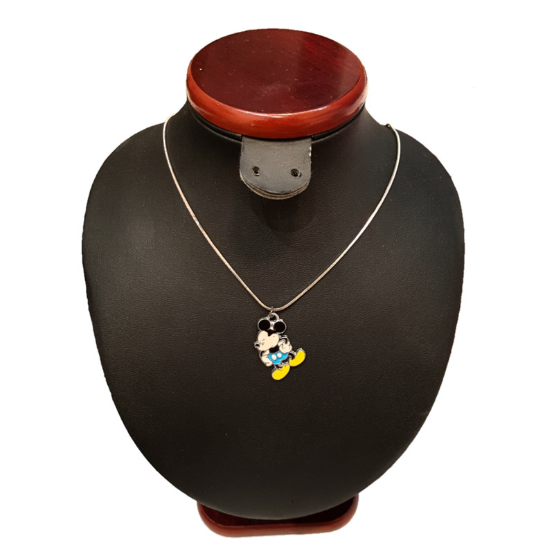 گردنبند مردانه طرح میکی موز کد p304