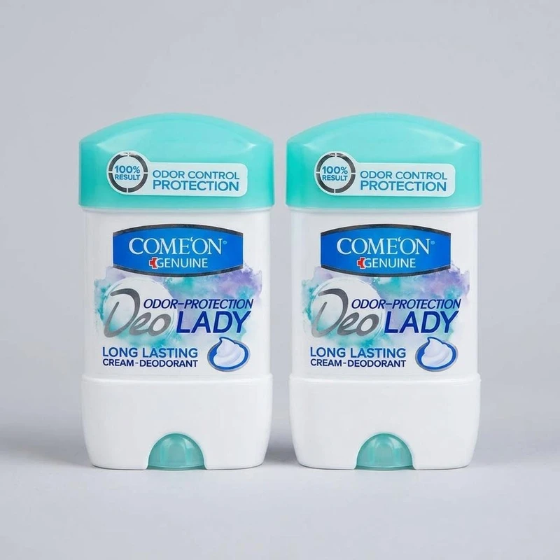 ژل شفاف ضد تعریق زنانه کامان مدل Long Lasting حجم 75 میلی لیتر بسته 2 عددی