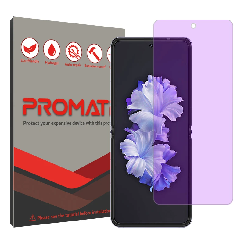 محافظ صفحه نمایش آنتی پرپل پرومیت مدل Resistant مناسب برای گوشی موبایل تکنو Phantom V Flip