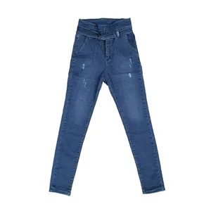 شلوار جین زنانه مدل کمربنددار