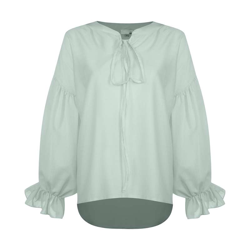 بلوز زنانه مدل یقه گرد 4002