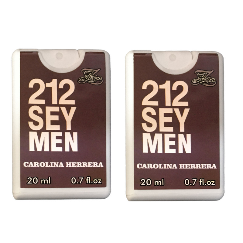 عطر جیبی مردانه زوا مدل Carolina Herrera 212 حجم 20 میلی لیتر بسته دو عددی عطر جیبی مردانه زوا مدل Carolina Herrera 212 حجم 20 میلی لیتر بسته دو عددی