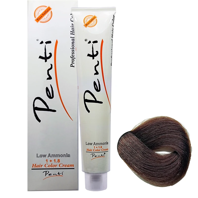 رنگ مو پنتی سری فندقی تنباکویی شماره W5 حجم 100 میلی لیتر رنگ بلوند فندقی تیره