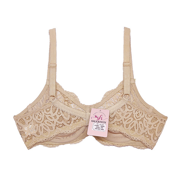 سوتین زنانه شارمین مدل  تمام تور فنر دار کد ZP85.2