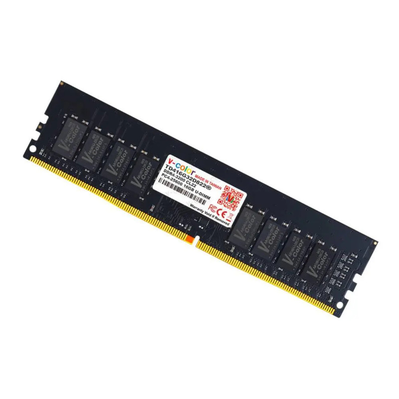 رم دسکتاپ DDR4 تک کاناله 3200 مگاهرتز CL22 وی کالر مدل Standard ظرفیت 16 گیگابایت