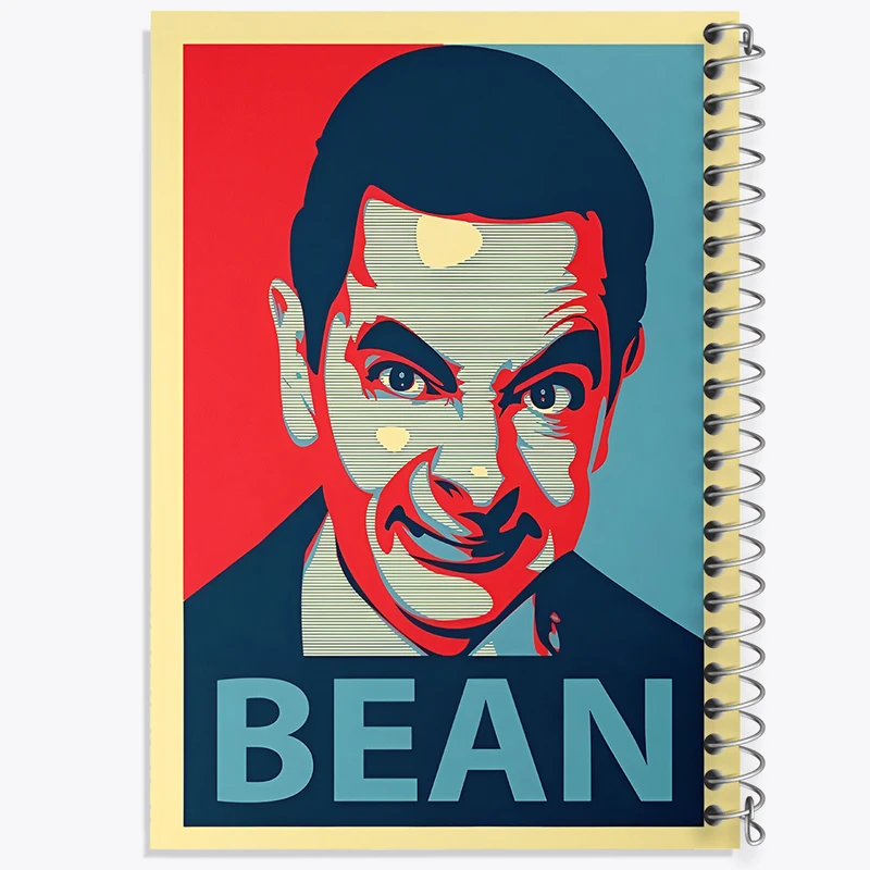دفتر مشق 50 برگ خندالو طرح مستربین (Mr Bean) کد F6463
