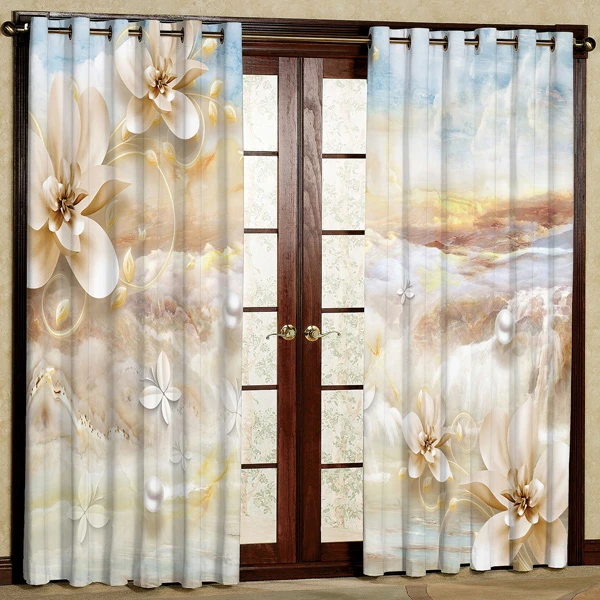 پرده مدل مخمل پانچی کد 6924 سایز 280x140 سانتی متر