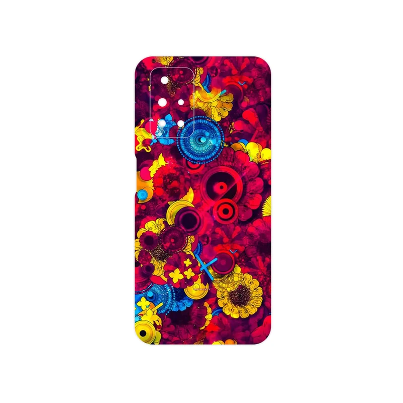 برچسب پوششی ماهوت مدل Vector Flower Garden Digital Art مناسب برای گوشی موبایل شیائومی Redmi 10