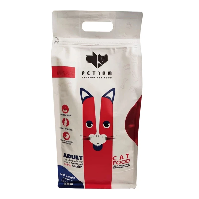 غذای خشک گربه پتیوم مدل SUPER ADULT CAT FOOD  وزن 1.5 کیلوگرم