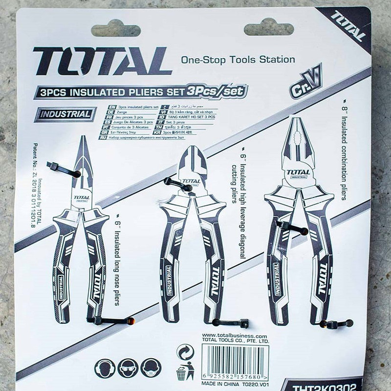 انبر توتال مدل THT2K0302 مجموعه 3 عددی