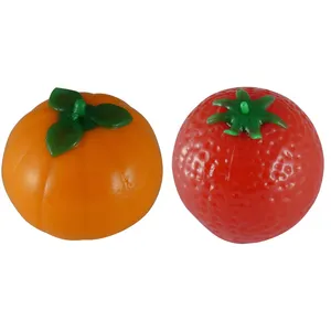 توپ بازی ضد استرس مدل Orange And Strawberry مجموعه دو عددی