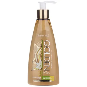 لوسیون سفت کننده بدن بی یلندا سری Golden Oils مدل Ultra Firming حجم 250 میلی لیتر