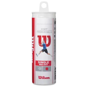 Wilson Staff Single Red Dot Squash Balls Pack Of 3