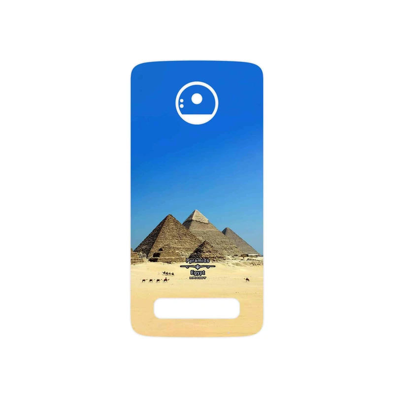 برچسب پوششی ماهوت مدل Pyramids of Egypt مناسب برای گوشی موبایل موتورولا Moto Z Play
