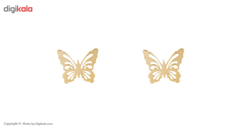 گوشواره طلا 18 عیار ماهک مدل ME0661 - 2