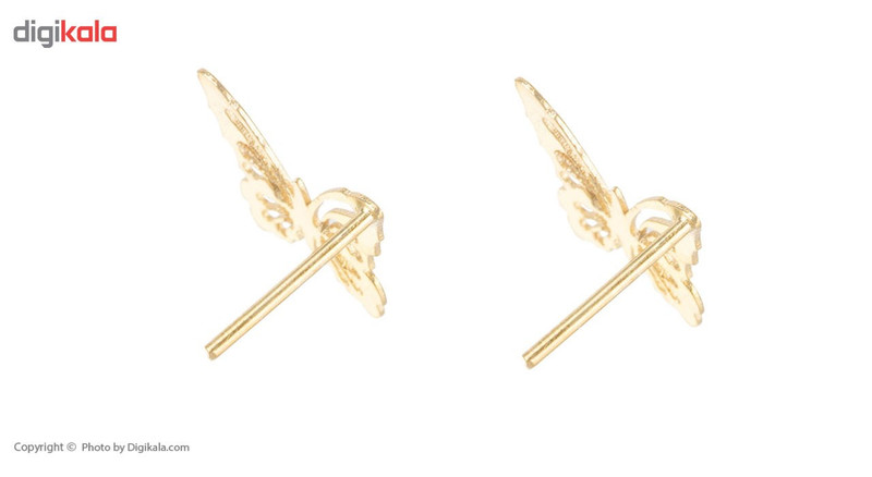 گوشواره طلا 18 عیار ماهک مدل ME0661 - 3