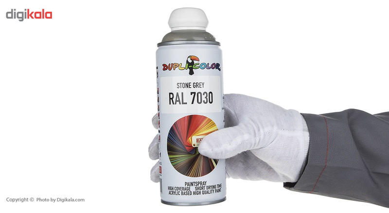 اسپری رنگ خاکستری دوپلی کالر مدل RAL 7030 حجم 400 میلی لیتر