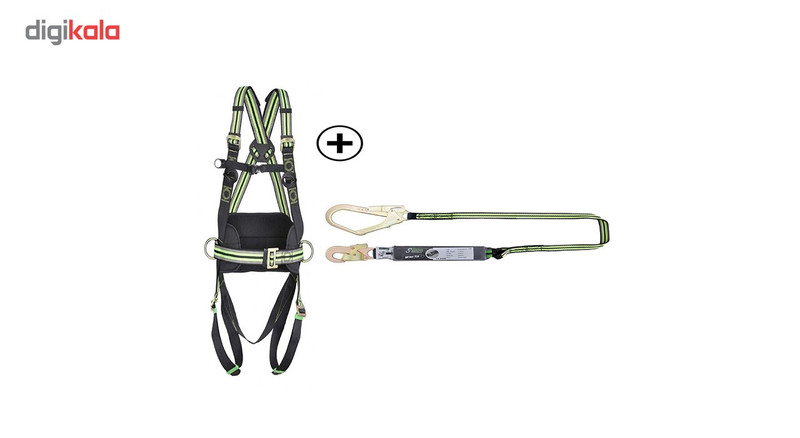 هارنس ایمنی کراتوس سیفتی مدل FA1020400 به همراه لنیارد مدل FA3030315