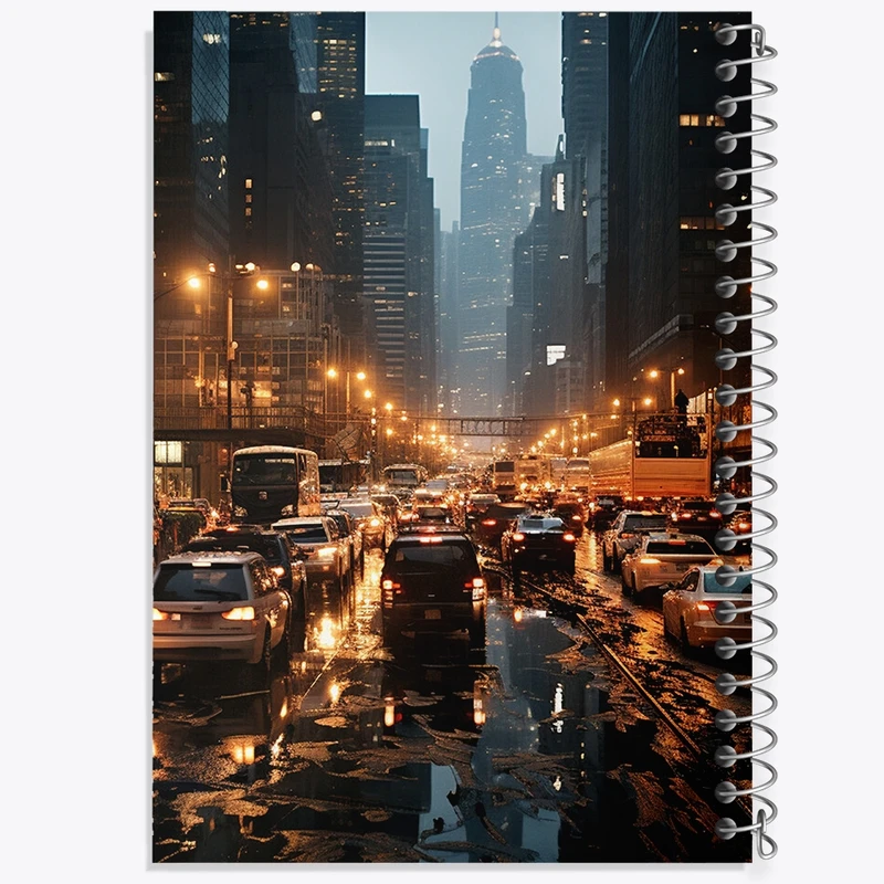 دفتر مشق 100 برگ خندالو طرح خیابان و شهر کد F427