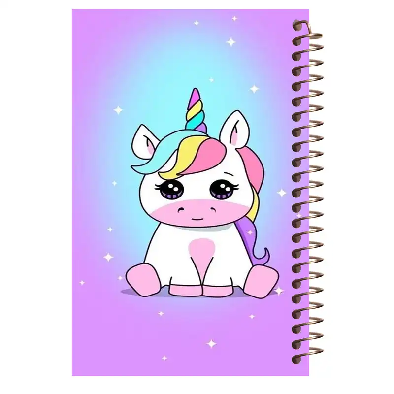 دفتر مشق 80 برگ طرح یونیکورن کد J105