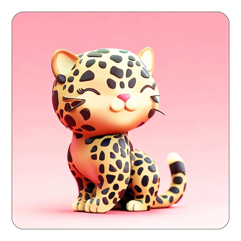 مگنت کاکتی طرح حیوانات کارتونی مدل mp28802