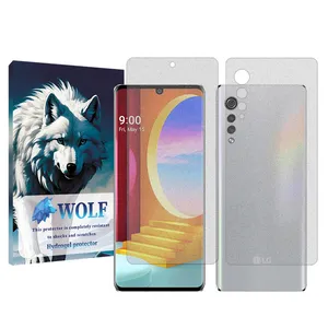Wolf matte Screen Protector Suitable for LG Velvet Mobile Phone with Back Protector
