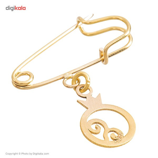 سنجاق سینه طلا 18 عیار رزا مدل PG20