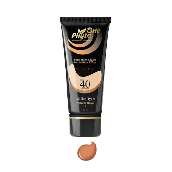    کرم ضد آفتاب رنگی فیتووان مدل Natural Beige SPF 40 مناسب انواع پوست  حجم 30 میلی لیتر