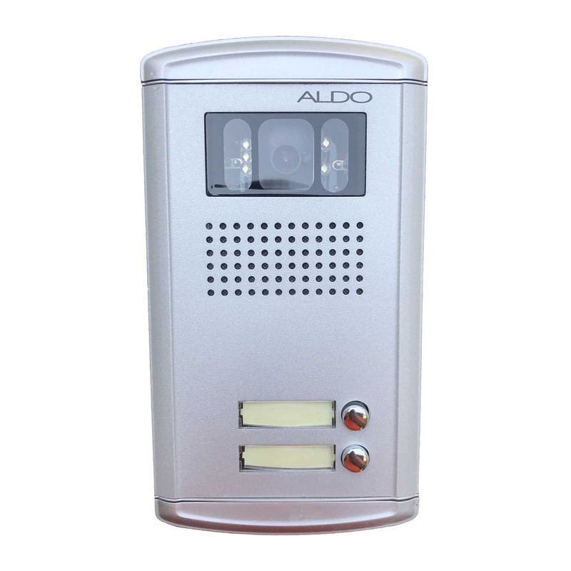 پنل درب بازکن تصویری آلدو مدل AL-2MC پنل درب بازکن تصویری آلدو مدل AL-2MC