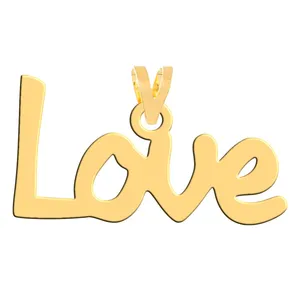 آویز گردنبند طلا 18 عیار زنانه فرشته مدل WNL-000393 LOVE