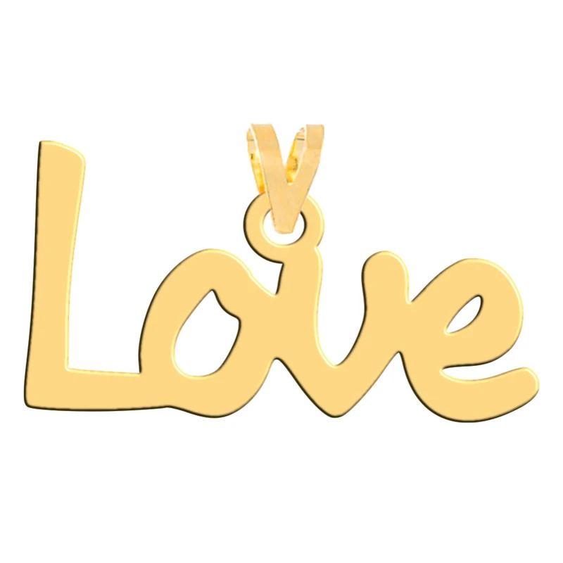 آویز گردنبند طلا 18 عیار زنانه فرشته مدل WNL-000393 LOVE