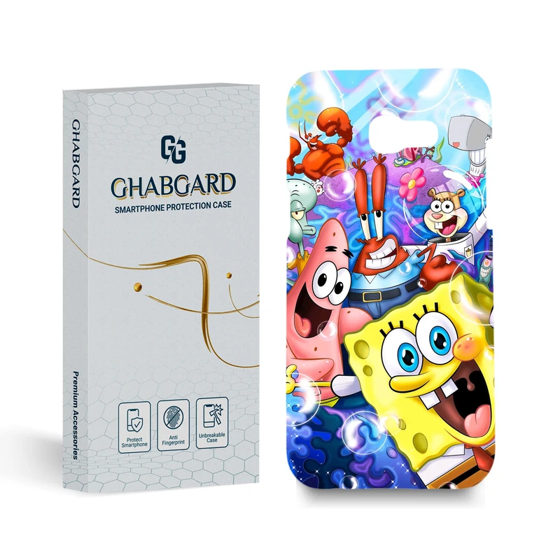 کاور گارد قاب مدل باب اسفنجی مناسب برای گوشی موبایل سامسونگ galaxy a520 / a5 2017