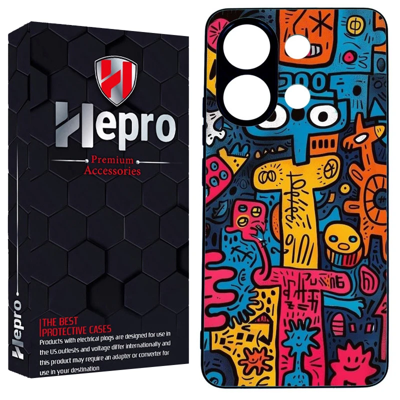 کاور هپرو طرح فانتزی مدل TPU مناسب برای گوشی موبایل شیائومی REDMI NOTE 13 4G