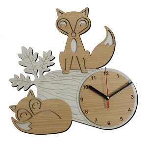 ساعت دیواری کودک سالی وان مدل روباه