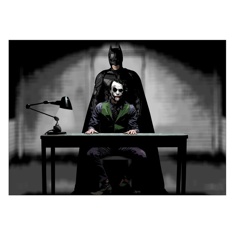 تابلو شاسی ونسونی طرح Joker Inquest سایز 30 × 40