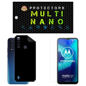 Multi Nano X-SFM Screen Protector For Motorola Moto G8 Power Lite with back skin