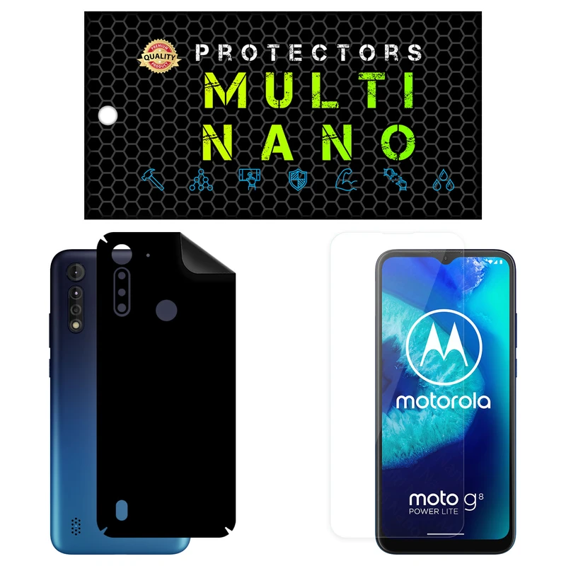 محافظ صفحه نمایش مولتی نانو مدل X-SFM مناسب برای گوشی موبایل موتورولا Moto G8 Power Lite به همراه برچسب پوششی