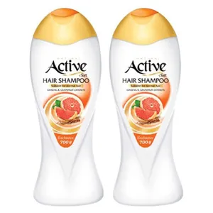 شامپو مو اکتیو مدل Extract حجم 400 میلی لیتر بسته 2 عددی