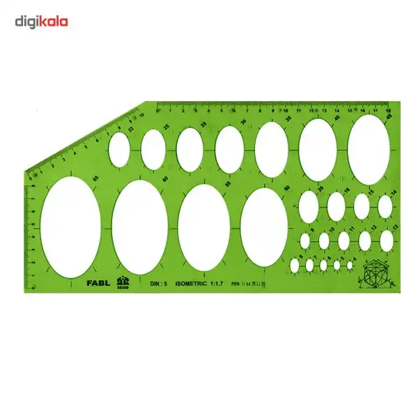 شابلون بیضی فابل کد FB419