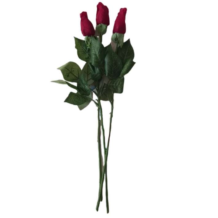 گل مصنوعی مدل رز کد 220 بسته 3 عددی