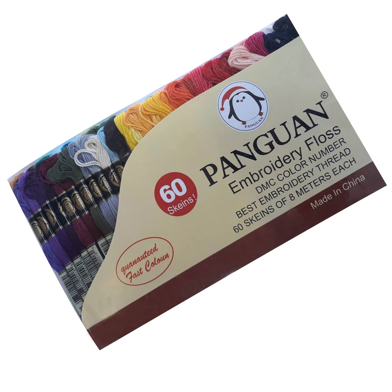 نخ کوبلن پنگوئن مدل PN-60 مجموعه 60 عددی 