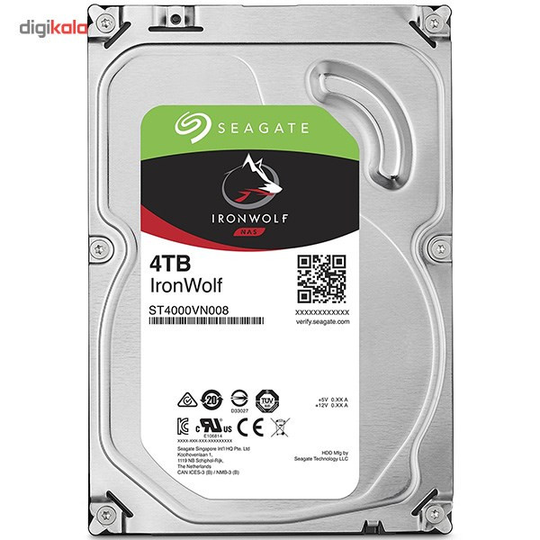 هارددیسک اینترنال سیگیت مدل ST4000VN008 ظرفیت 4 ترابایت 1