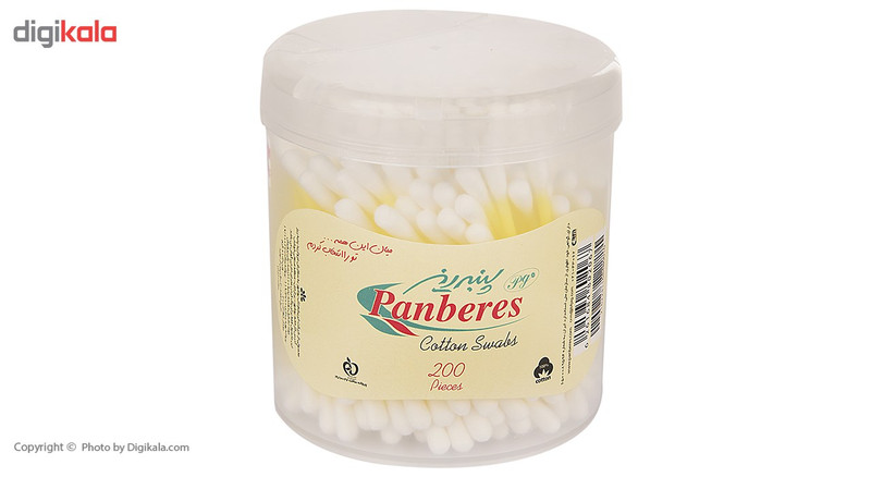 گوش پاک کن پنبه ریز بسته 200 عددی