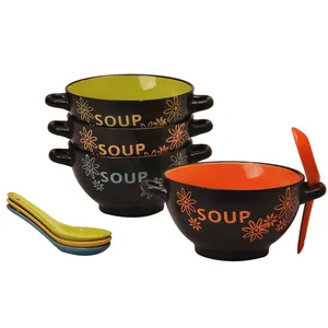 کاسه سوپ خوری مهروز طرح 01 مجموعه 4 عددی