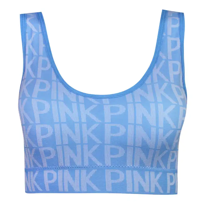 نیم تنه ورزشی زنانه ماییلدا مدل بدون فنر پددار کد 4557 رنگ آبی