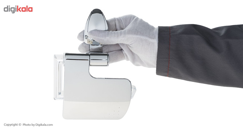 جای دستمال توالت سنی پلاستیک مدل Satin