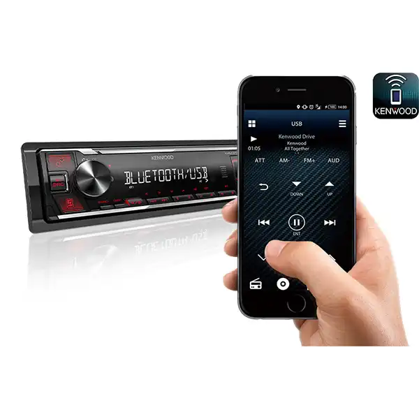 پخش کننده خودرو کنوود مدل KMM-BT208