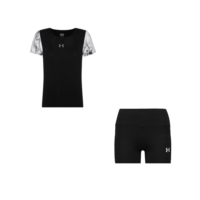 ست تی شرت و شلوارک ورزشی زنانه مدل 7101-55
