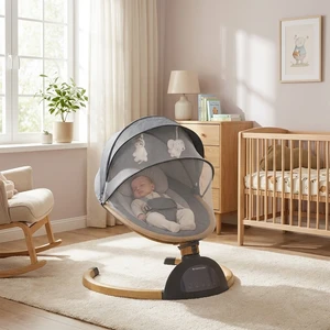 گهواره برقی نوزاد کیکابو مدل ashlee