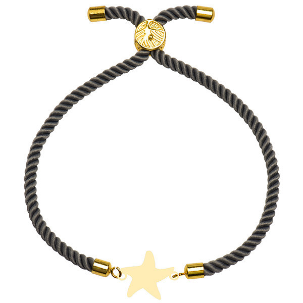 دستبند طلا 18 عیار زنانه الن نار مدل طرح ستاره ELN101248